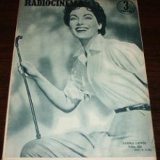 Cine: RADIOCINEMA Nº 252 - 21-V-1955 - PORTADA: JARMA LEWIS - CONTRA: MARLON BRANDO