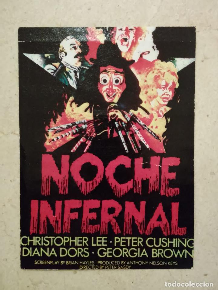 Cine: REPRODUCCION -9*13- NOCHE INFERNAL - CHRISTOPHER LEE - TERROR - PETER CUSHING