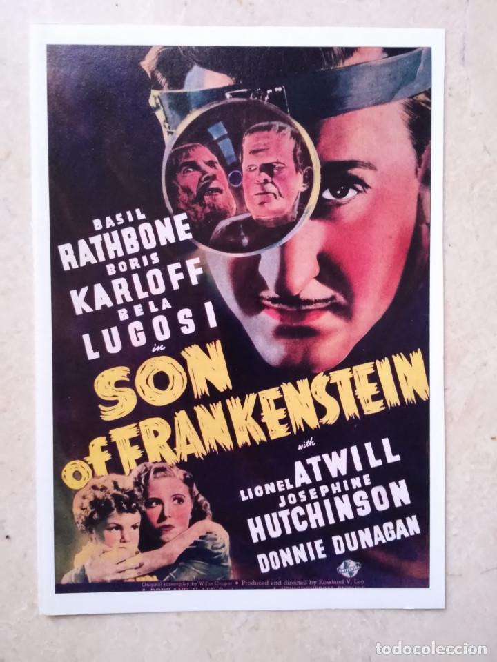 Kino: REPRODUCCION -9*13- SON OF FRANKENSTEIN - FRANKENSTEIN - BELA LUGOSI - TERROR