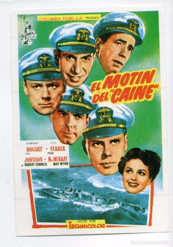 Kino: EL MOTIN DEL CAINE, con Humphrey Bogard. REPRODUCCI&Oacute;N ADHESIVA. Tama&ntilde;o 10,5 X 15,5 cms.