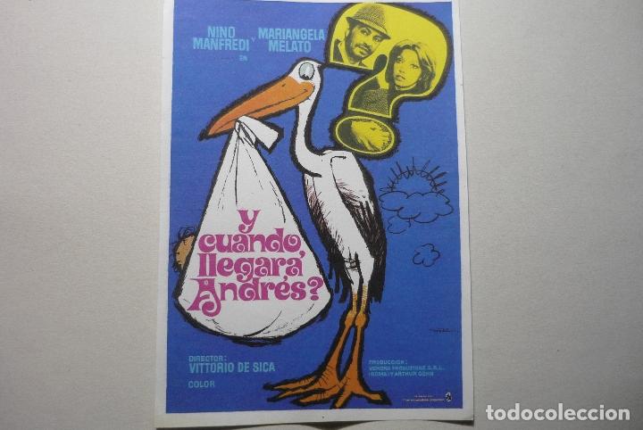 Kino: REPRODUCC.Y CUANDO,LLEGARA ANDRES? NINO MANFREDI
