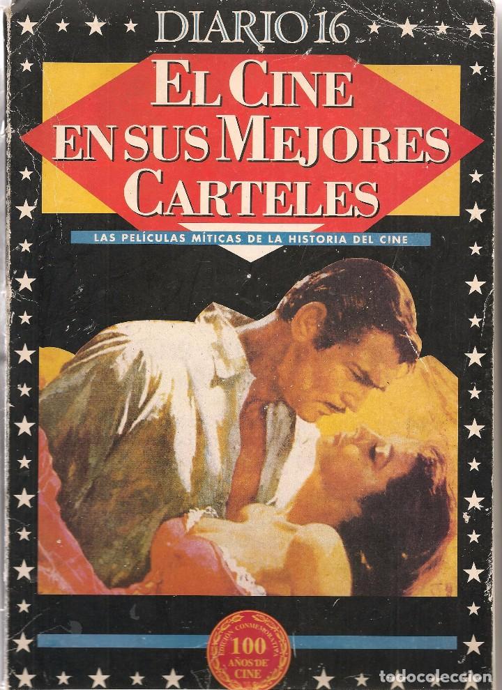 Kino: EL CINE EN SUS MEJORES CARTELES. CARPETA Y 136 CARTELES. (Y SUELTOS).DIARIO 16. (ST/B7)