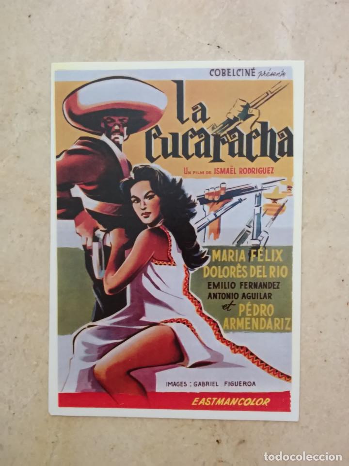 Kino: REPRODUCCION PAPEL -9*13- LA CUCARACHA - ALBUM - DOLORES DEL RIO - MARIA FELIX