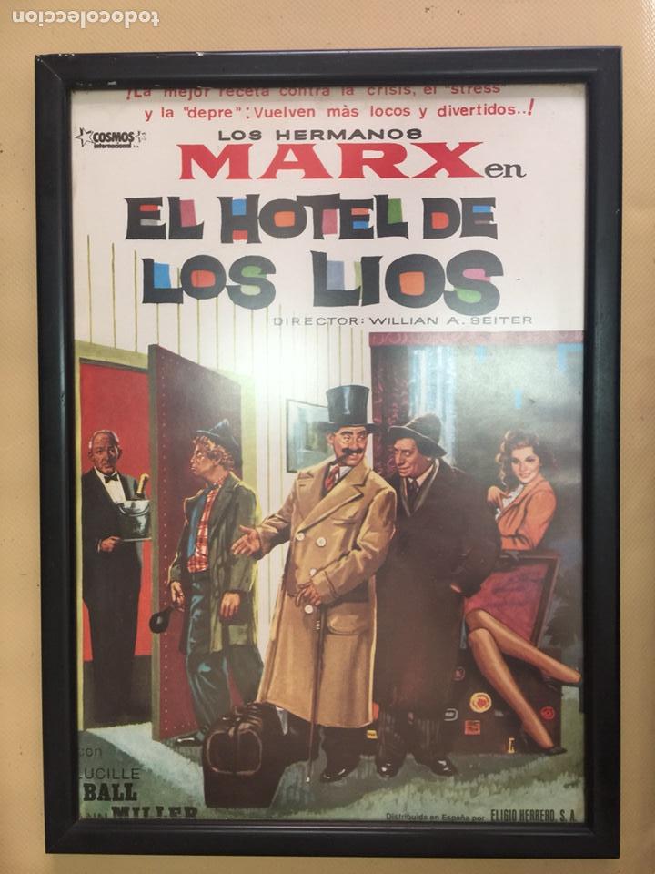 Cine: EL HOTEL DE LOS LIOS - WILLIAN A. SEITER - HERMANOS MARX- 33x23CM - 1982 - REESTRENO EN ESPA&Ntilde;A