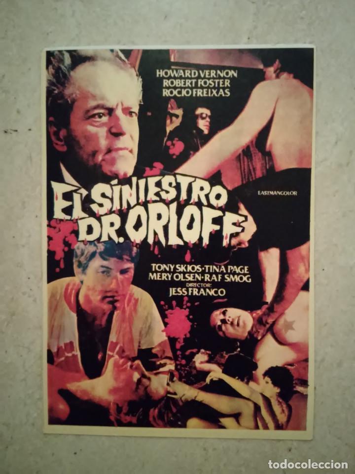 Cinema: REPRODUCCION PAPEL -9*13- EL SINIESTRO DR. ORLOFF - JESUS FRANCO - TERROR