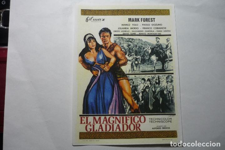 Cinema: reproducc.el magnifico gladiador - mark forest