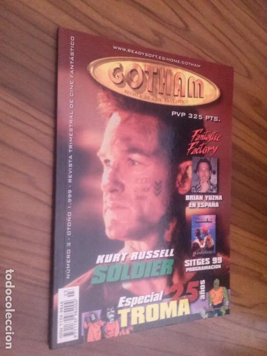 Cinema: GOTHAM 3. OTO&Ntilde;O 1999. REVISTA DE CINE FANT&Aacute;STICO. Especial Troma. Buen estado. caj 55