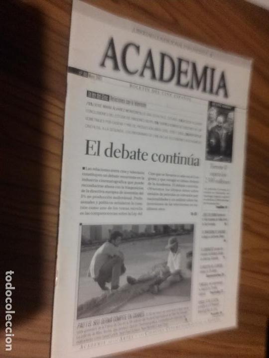 Cinema: ACADEMIA 68. REVISTA DE LA ACADEMIA DE LAS ARTES CINEMATOGR&Aacute;FICAS. GRAPA. RARA