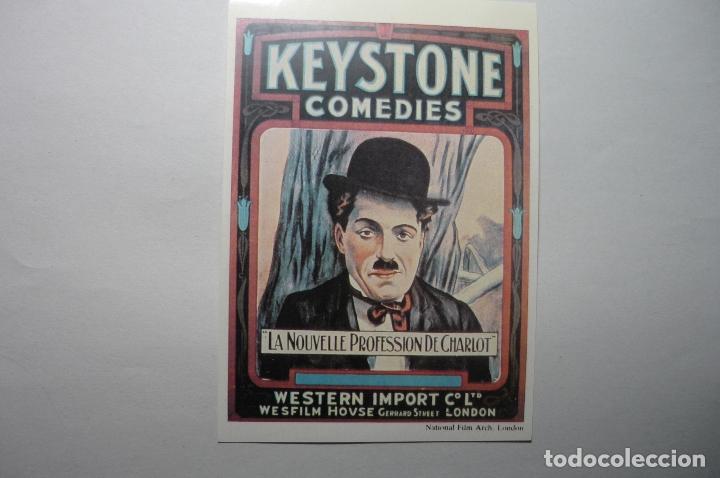 Cinema: reproducc.cartel antiguo charlot