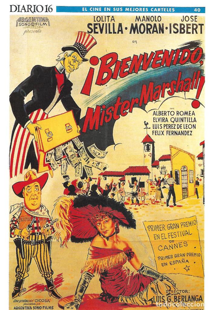 Cinema: CARTEL 30 x 20 cm EL CINE EN SUS MEJORES CARTELES. DIARIO 16