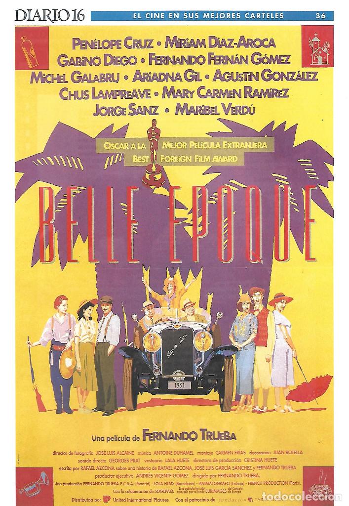 Cinema: CARTEL 30 x 20 cm EL CINE EN SUS MEJORES CARTELES. DIARIO 16