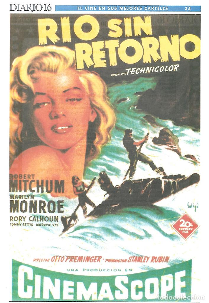 Cinema: CARTEL 30 x 20 cm EL CINE EN SUS MEJORES CARTELES. DIARIO 16