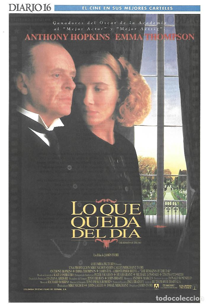 Cinema: CARTEL 30 x 20 cm EL CINE EN SUS MEJORES CARTELES. DIARIO 16