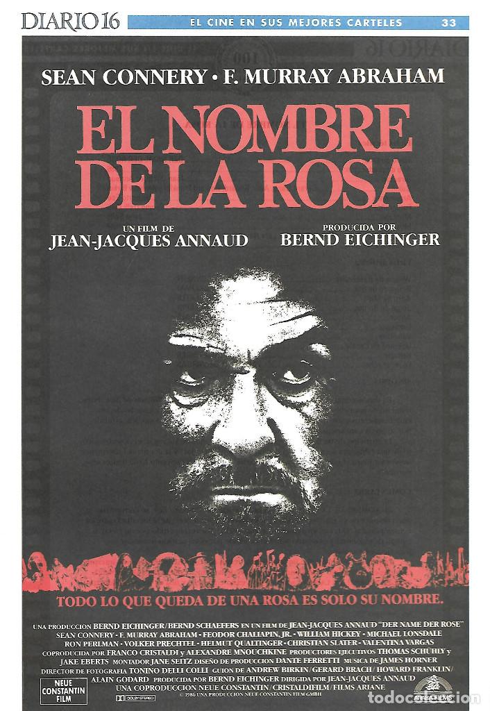 Cinema: CARTEL 30 x 20 cm EL CINE EN SUS MEJORES CARTELES. DIARIO 16