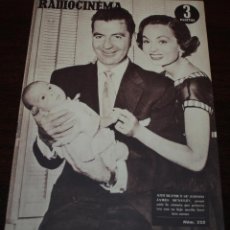 Cine: RADIOCINEMA Nº 223 - 30/10/1954 - EN PORTADA/CONTRAPORTADA: ANN BLYTH/EDMUND PURDON