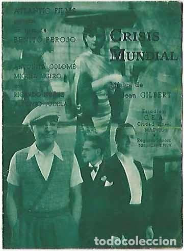 Cinema: CRISIS MUNDIAL, CON ANTO&Ntilde;ITA COLOM&Eacute; Y MIGUEL LIGERO