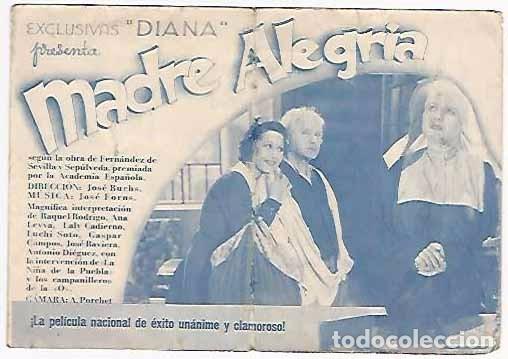 Cinema: EXCLUSIVAS DIANA PRESENTA- MADRE ALEGR&Iacute;A.-