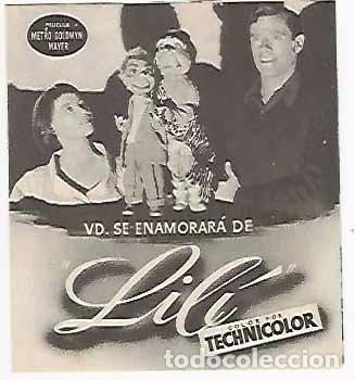 Cinema: VD. SE ENAMORAR&Aacute; DE LIL&Iacute; CON LESLIE CAROL Y MEL FERRER