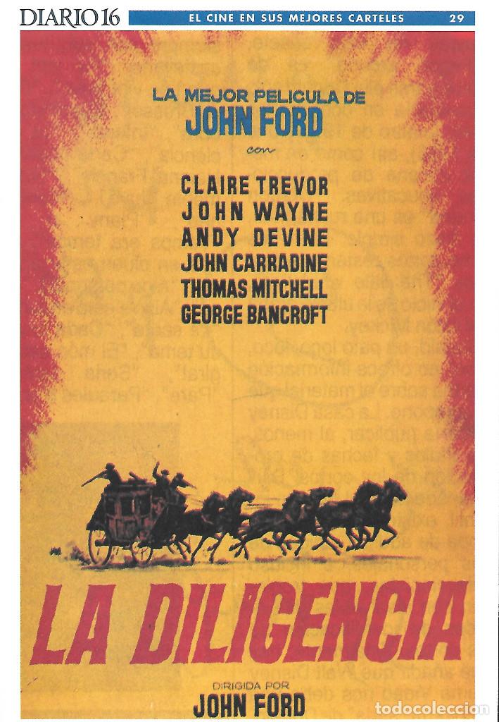 Cinema: CARTEL 30 x 20 cm EL CINE EN SUS MEJORES CARTELES. DIARIO 16