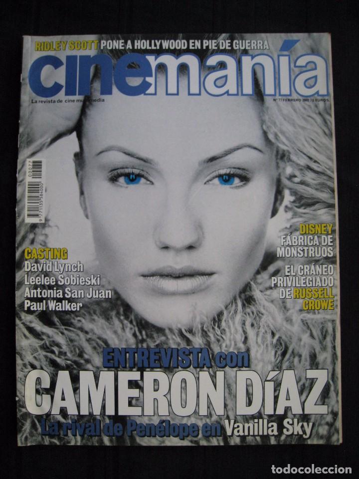 Revista Cinemania Nº 77 Febrero 2002 Comprar Revistas De Cine Antiguas Cinemanía En 1679