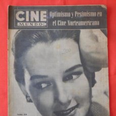 Cine: TANIA ELG, REVISTA CINE MUNDO, AÑO VI 9 FEBRERO 1957, 24 PÁGINAS, 32X24 CMS.