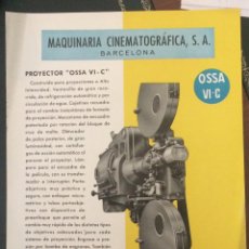 Molestia Valle Hacer folleto a4 proyector de cine de 35mm ossa vi-c - Compra venta en  todocoleccion