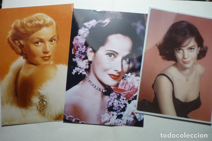Cinema: lote reproducciones foto de actrices cine americano