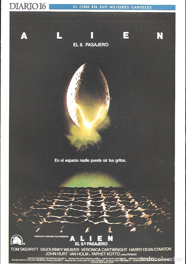 Kino: CARTEL 30 x 20 cm EL CINE EN SUS MEJORES CARTELES. DIARIO 16