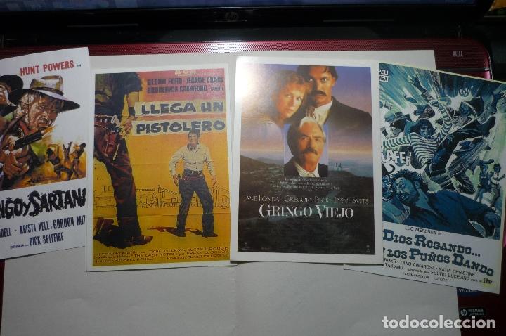 Kino: lote reproducc,papel .-imprenta peliculas westerns