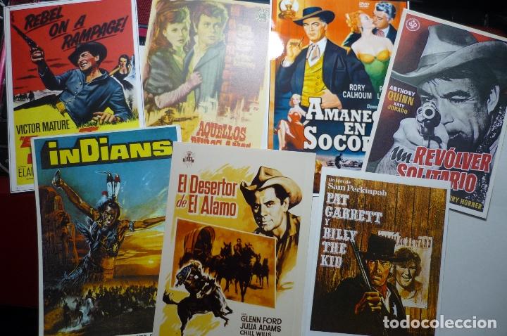 Kino: lote reproducciones en papel.-imprenta peliculas westerns
