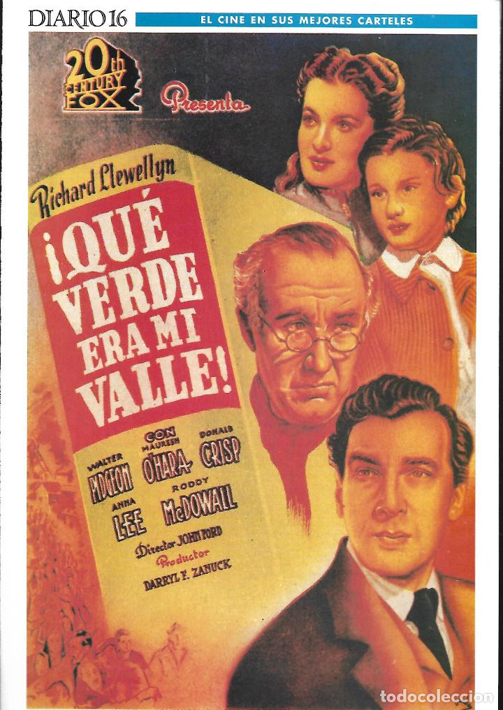 Kino: CARTEL 30 x 20 cm EL CINE EN SUS MEJORES CARTELES. DIARIO 16