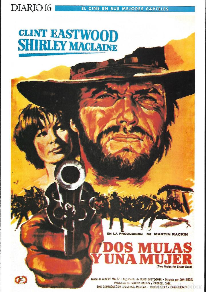 Kino: CARTEL 30 x 20 cm EL CINE EN SUS MEJORES CARTELES. DIARIO 16