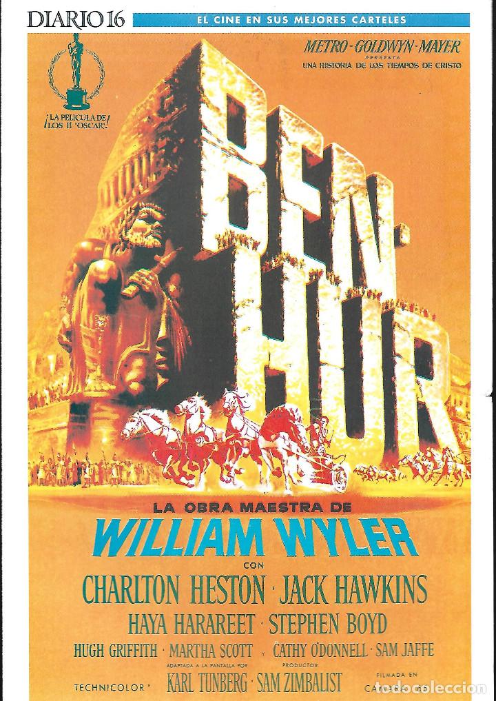 Cinema: CARTEL 30 x 20 cm EL CINE EN SUS MEJORES CARTELES. DIARIO 16