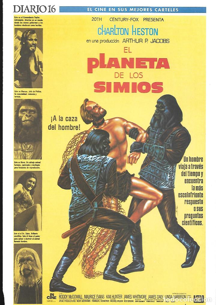 Cinema: CARTEL 30 x 20 cm EL CINE EN SUS MEJORES CARTELES. DIARIO 16