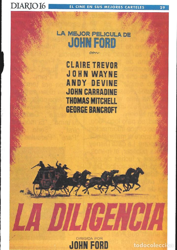 Cinema: CARTEL 30 x 20 cm EL CINE EN SUS MEJORES CARTELES. DIARIO 16