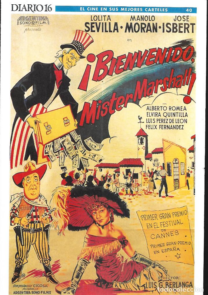 Cinema: CARTEL 30 x 20 cm EL CINE EN SUS MEJORES CARTELES. DIARIO 16