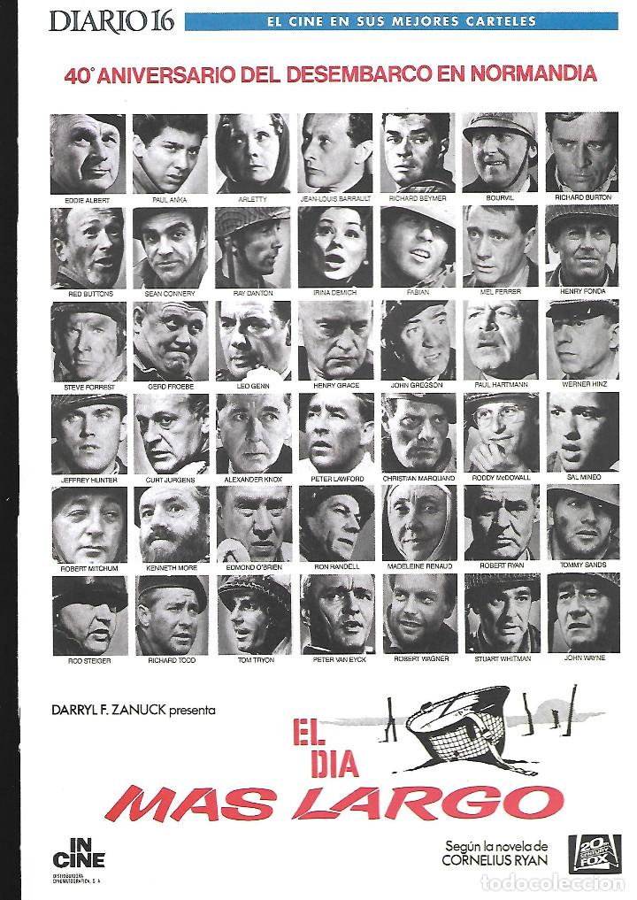 Kino: CARTEL 30 x 20 cm EL CINE EN SUS MEJORES CARTELES. DIARIO 16