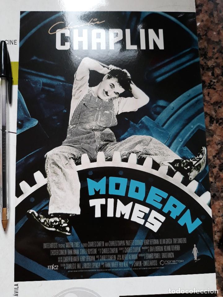 Kino: RECORTE EN CARTON DURO CHARLIE CHAPIN TIEMPOS MODERNOS CHARLOT