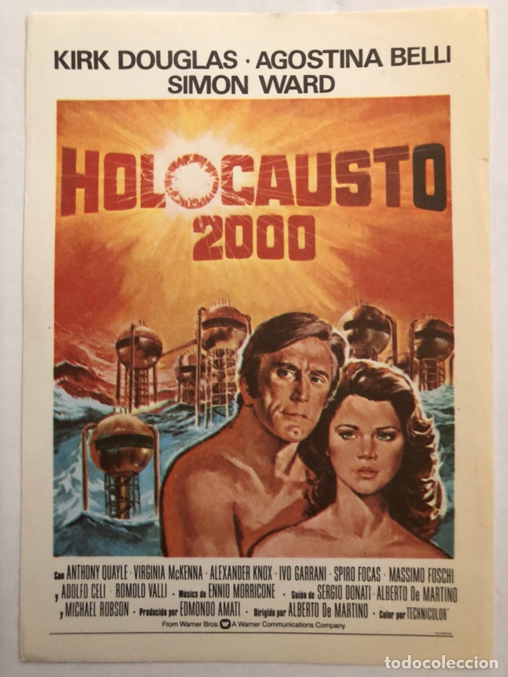 Cinema: Programa reproducci&oacute;n .holocausto 2000.kirk Douglas