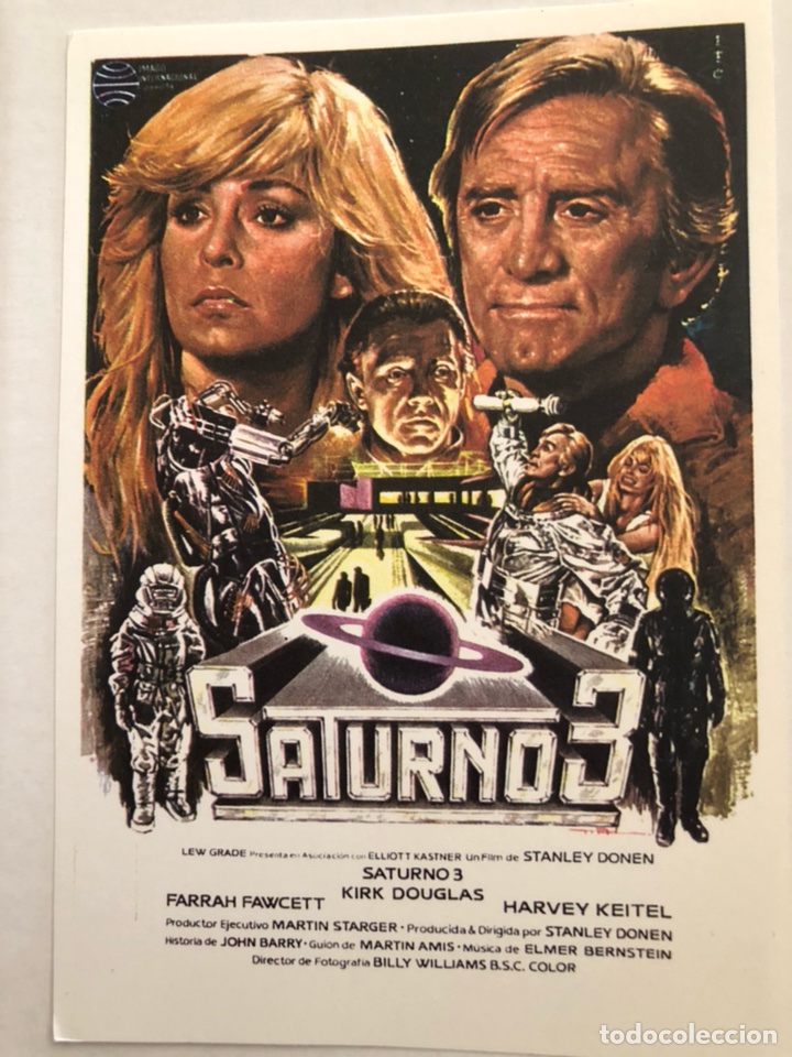 Cinema: Programa reproducci&oacute;n Saturno 3.kirk Douglas farrah fawcet