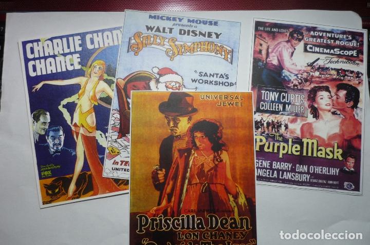 Cinema: lote reproducciones carteles extranjeros peliculas