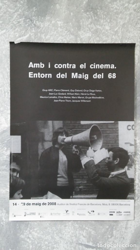 Kino: CARTEL DEL CICLO DE CINE Y CONFERENCIAS ''AMB I CONTRA EL CINEMA &middot; ENTORN DEL MAIG DEL 68''