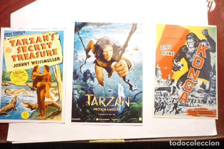 Cine: lote reproducc. tarzan-king kong