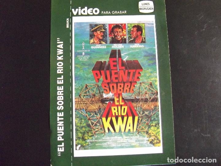 Cinema: CINE-CARATULAS-V40-EL PUENTE SOBRE EL RIO KWAI-ALEC GUINNESS-WILLIAM HOLDEN-JACK HAWKINS
