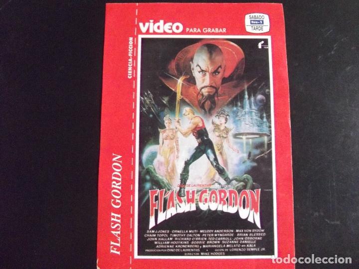 Cinema: CINE-CARATULAS TV-V40-FLASH GORDON-SAM J.JONES-ORNELLA MUTI