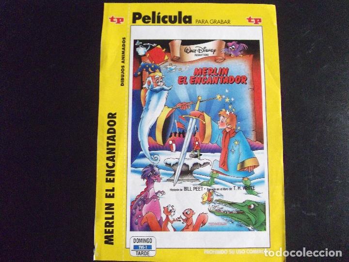 Kino: CINE-CARATULAS TV-TP-TELEPROGRAMA-V40-MERLIN EL ENCANTADOR
