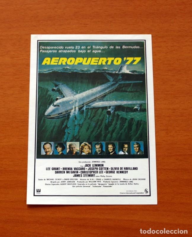Cinema: Aeropuerto 77 - Jack Lemmon, Lee Grant, Brenda Vaccaro, Olivia de Havilland
