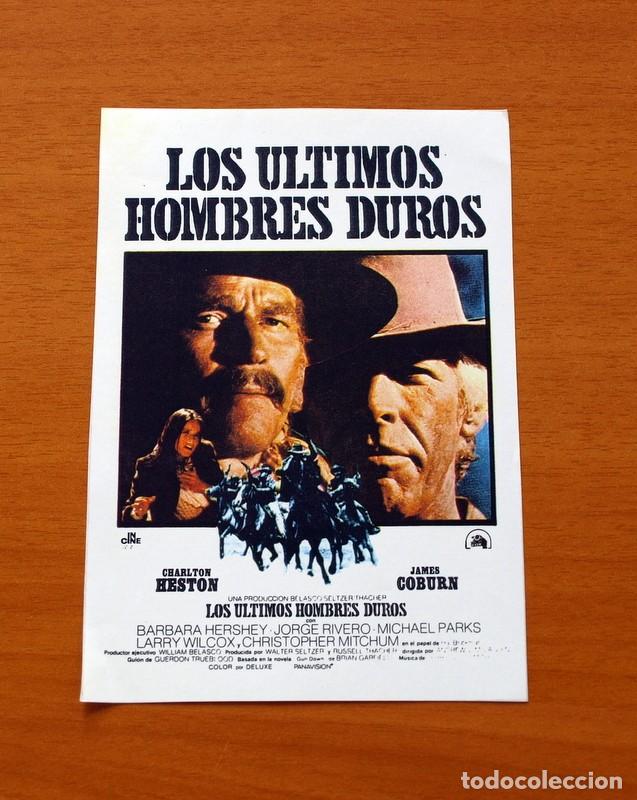 Cine: Los &uacute;ltimos hombres duros - A&ntilde;o 1976 - Charlton Heston, James Coburn, Barbara Hershey