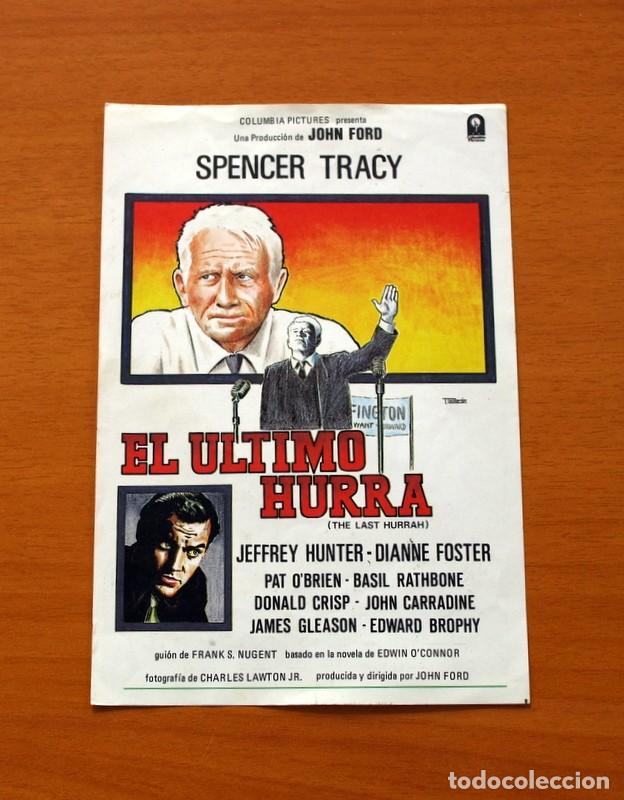Cinema: El &uacute;ltimo hurra - A&ntilde;o 1958 - Spencer Tracy,  Jeffrey Hunter,  Dianne Foster,  Basil Rathbone