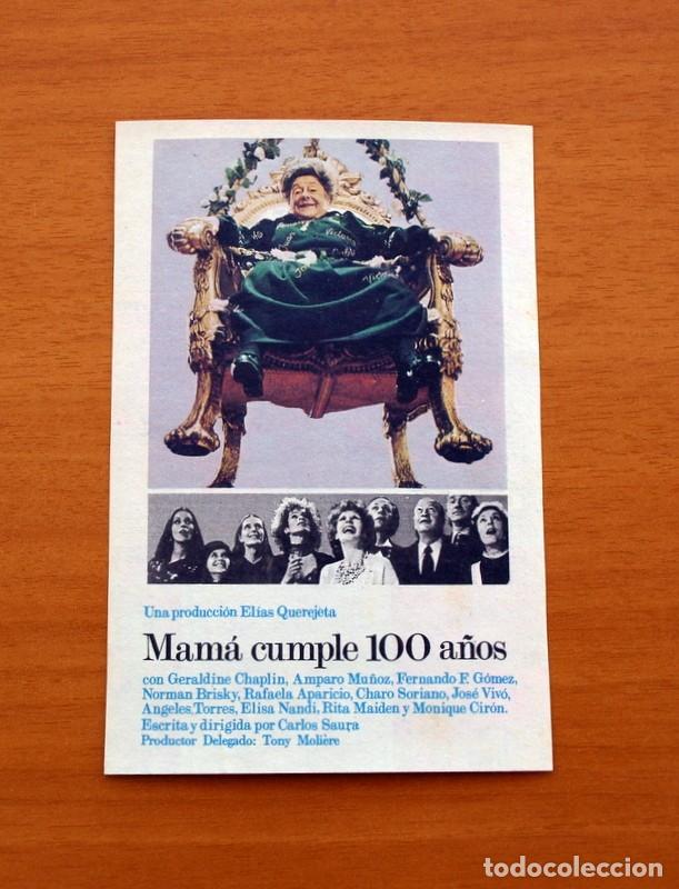 Cine: Mam&aacute; cumple 100 a&ntilde;os - A&ntilde;o 1978 - Geraldine Chaplin, Amparo Mu&ntilde;oz, Fernando Fernan G&oacute;mez